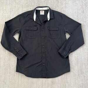 Levi’s Cotton Long Sleeve Button Up Shirt Top M